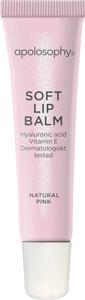 Apolosophy Soft Lip Balm Natural Pink 12 ml produkt bild