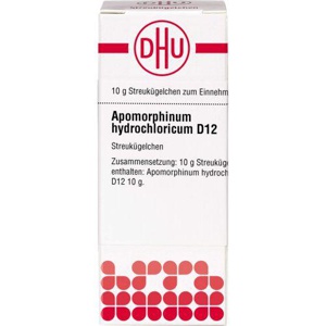 APOMORPHINUM HYDROCHLORICUM D 12 Globuli Produktbild