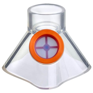 APONORM Inhalator Silikon-Maske Gr.S orange Produktbild