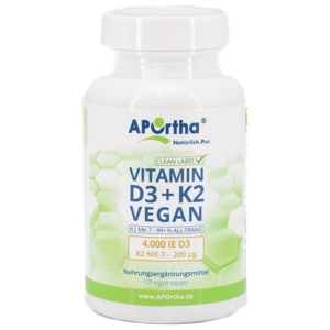 APORTHA D3 4.000 I.E.+K2 MK-7 Cyclo 200 μg veg.Kps Produktbild