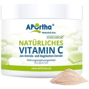 APORTHA natürliches Vitamin C vegetarisch Pulver Produktbild