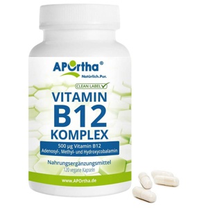 APortha VITAMIN B12 KOMPLEX 120 St Kapseln Produktbild