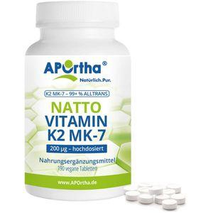 APORTHA Vitamin K2-MK7 200 μg Tabletten Produktbild