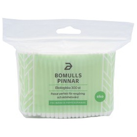 Apotea Bomullspinnar ekologiska 300 st produkt bild