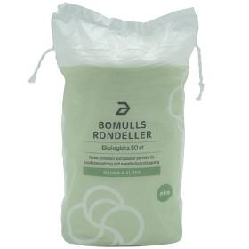 Apotea Bomullsrondeller stora ovala ekologiska 50 st produkt bild