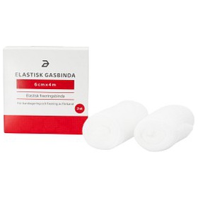 Apotea Elastisk gasbinda 6 cm x 4 m, 2 st produkt bild