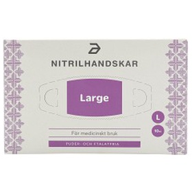 Apotea Nitrilhandskar Blå Large 10-pack produkt bild