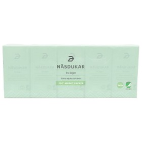 Apotea Pappersnäsdukar 10 x 10 st produkt bild