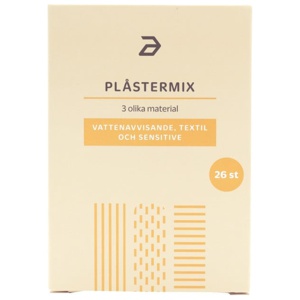 Apotea Plåstermix 26 st (Vattenavvisande & textil & sensitive) produkt bild