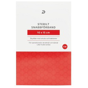 Apotea Sterilt snabbförband 10x15 cm 5 st produkt bild