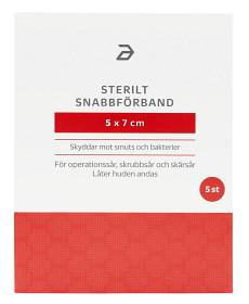 Apotea Sterilt snabbförband 5x7 cm 5 st produkt bild