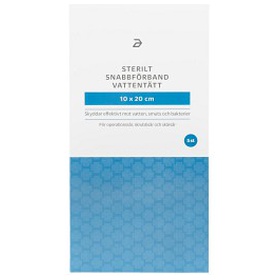 Apotea Sterilt snabbförband vattentätt 10x20 cm 5 st produkt bild