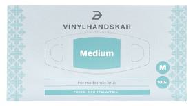 Apotea Vinylhandskar Transparent Stl M 100 st produkt bild