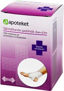 Apoteket Gasbinda 2,5 m x 8 cm, 8 cm x 2,5 m produkt bild