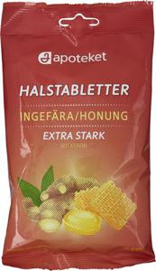 Apoteket Halstablett Ingefära, 17 st produkt bild