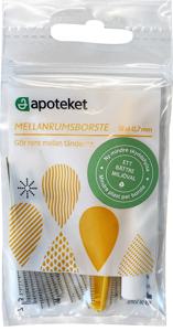 Apoteket Mellanrumsborste 0,7, 18 st produkt bild