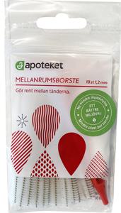 Apoteket Mellanrumsborste 1,2, 18 st produkt bild