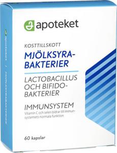 Apoteket Mjölksyrabakterier, 60 st produkt bild