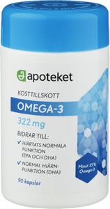 Apoteket Omega 3, 90 st produkt bild