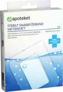 Apoteket Snabbförband vattentätt M 8 x 10 cm, 5 st produkt bild