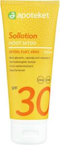 Apoteket Sollotion SPF 30, 100 ml produkt bild