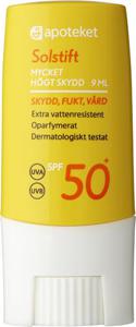 Apoteket solstift SPF 50+, 9 g produkt bild