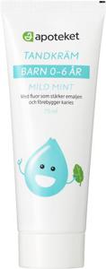 Apoteket Tandkräm Barn 0-6 år, 75 ml produkt bild