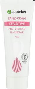 Apoteket Tandkräm Sensitive, 75 ml produkt bild