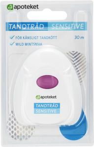 Apoteket Tandtråd Sensitive, 30 m produkt bild