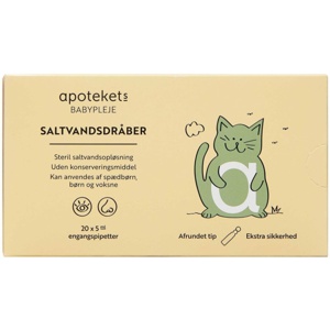 Apotekets Babypleje Saltvandsdråber produktbillede