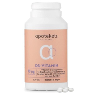 Apotekets D3-vitamin 10 mikg produktbillede
