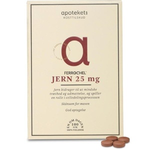 Apotekets Jern 25 mg Tabletter produktbillede