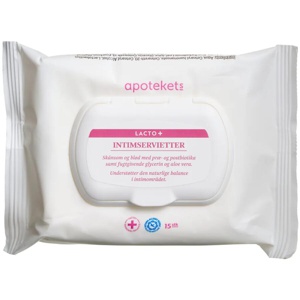 Apotekets Lacto+ Intimserviet produktbillede