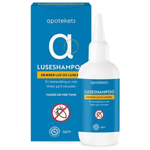 Apotekets Luseshampoo 120 ml produktbillede