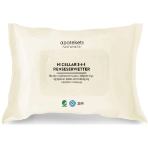 Apotekets Parfumefri Micellar 3-i-1 Renseservietter produktbillede