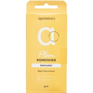 Plan Kondomer Gul 10 stk. produktbillede