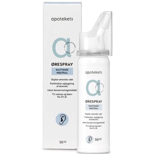 Apotekets ørespray saltvand neutral 50 ml produktbillede