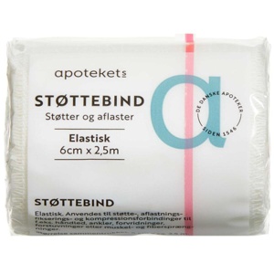 Apotekets Støttebind Elastisk 6 cm x 2,5 m produktbillede