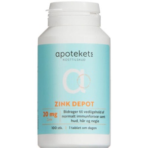 Apotekets Zink Depot produktbillede