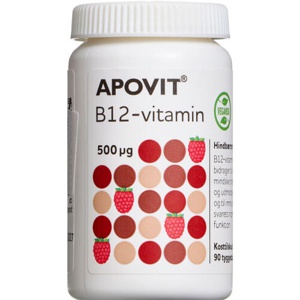 Apovit B12-vitamin 500 mikg produktbillede