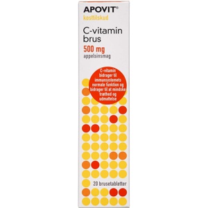 Apovit C-vitamin Stærk Brus - Appelsinsmag produktbillede