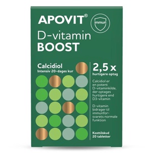 Apovit D-Vitamin Boost 20 stk. produktbillede