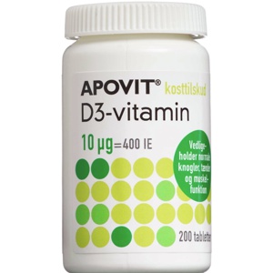 Apovit D3-vitamin 10 mikg produktbillede
