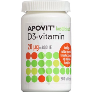 Apovit D3-vitamin 20 mikg produktbillede
