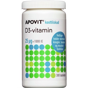 Apovit D3-vitamin 25 mikg produktbillede