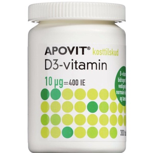 Apovit D3-Vitamin tablet 10 mikg produktbillede