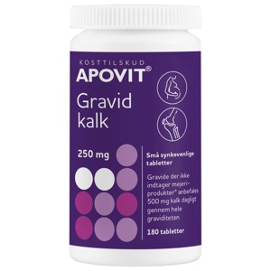 Apovit Gravid Kalk 500 Mg produktbillede