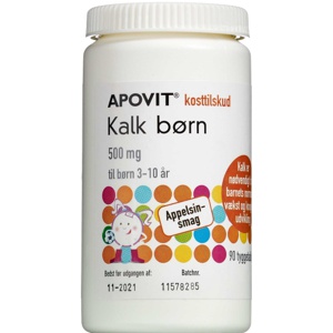 Apovit Kalk Børn Med Appelsinsmag produktbillede