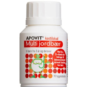 Apovit Multi Jordbær produktbillede