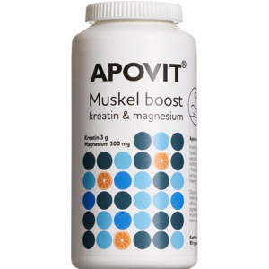 Apovit Muskel Boost Kreatin Og Magnesium 90 stk. produktbillede